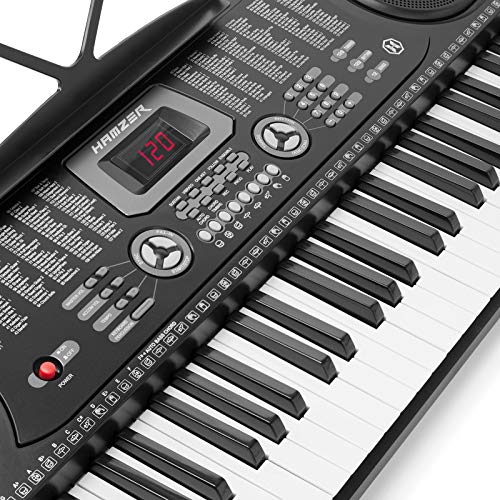 Hamzer 61-Key Digital Music Piano Keyboard Bundle