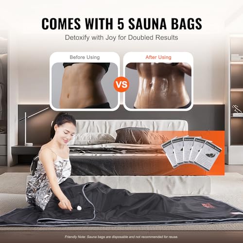 VEVOR Portable Sauna Blanket with Far Infrared Technology