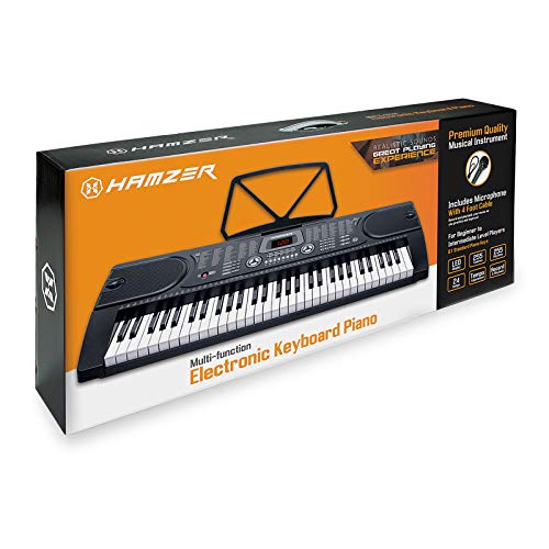 Hamzer 61-Key Digital Music Piano Keyboard Bundle
