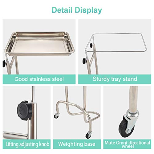 Konmee Mayo Instrument Stand for Medical & Spa VIPs