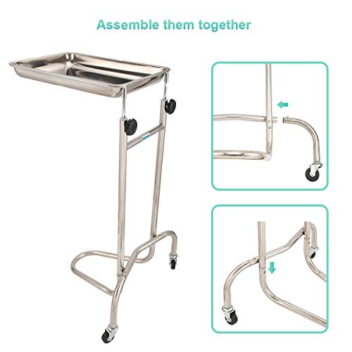 Konmee Mayo Instrument Stand for Medical & Spa VIPs
