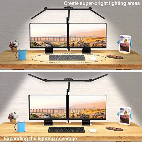 Micomlan LED Clamp Desk Lamp for Home Office