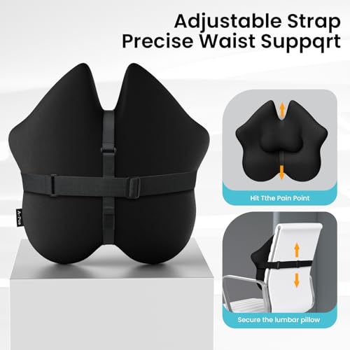 Adjustable Lumbar Support Pillow for Improved Sitting Posture