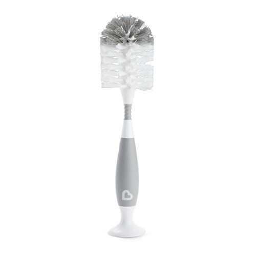 VIP Munchkin Bristle Bottle Brush in Grey