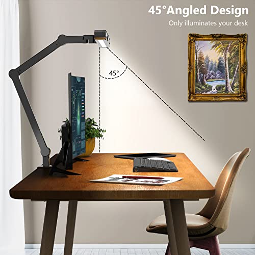Micomlan LED Clamp Desk Lamp for Home Office