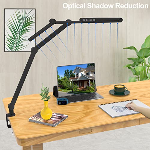 Micomlan LED Clamp Desk Lamp for Home Office