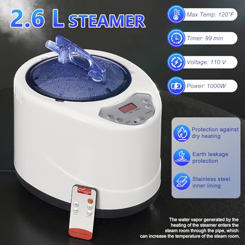 X-Vcak Portable Foldable Sauna Box with Steamer