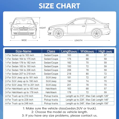 VIP All Weather Car Cover for Various Automobiles