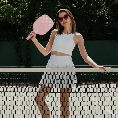 Pink Carbon Fiber Pickleball Paddle - USAPA Approved