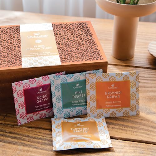 Octavius Assorted Tea Sampler Gift Set - 4 Flavors