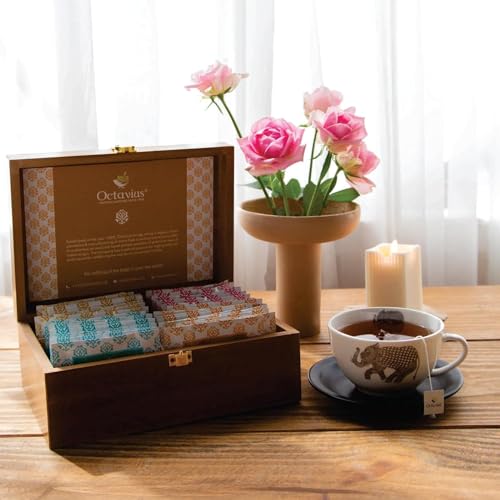 Octavius Assorted Tea Sampler Gift Set - 4 Flavors