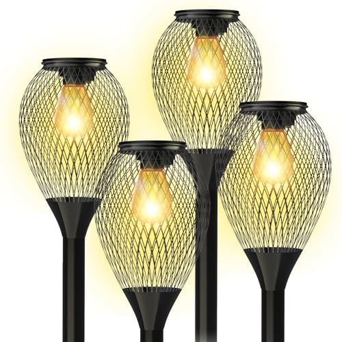 Ortiny VIP Solar Pathway Lights - 4 Pack