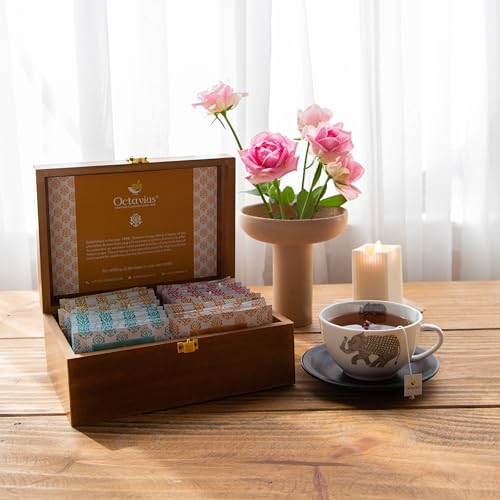 Octavius Assorted Tea Sampler Gift Set - 4 Flavors