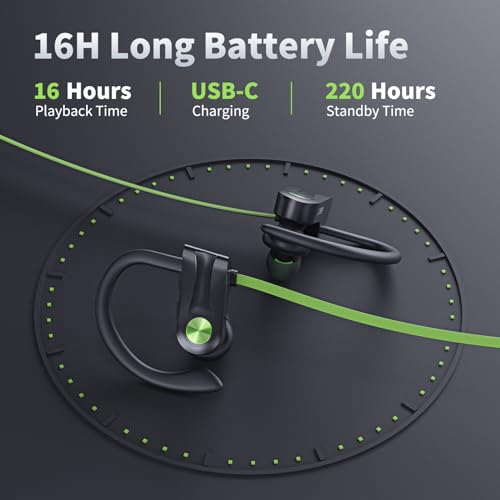 Wireless Earbuds with 16Hrs Playtime for Sports