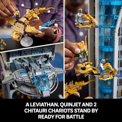 Marvel Avengers Tower Building Kit with 31 Figures