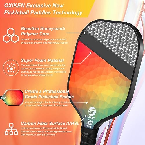 OXIKEN VIP Pickleball Paddles Set (USAPA Approved)
