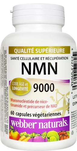 Webber Naturals NMN 9000, Pack of 60 Tablets
