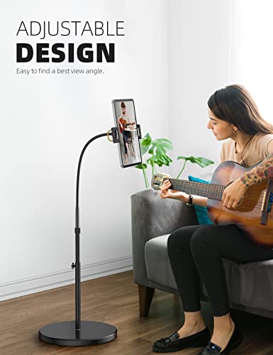 VIP Tablet Floor Stand: Adjustable Height, Stable Base