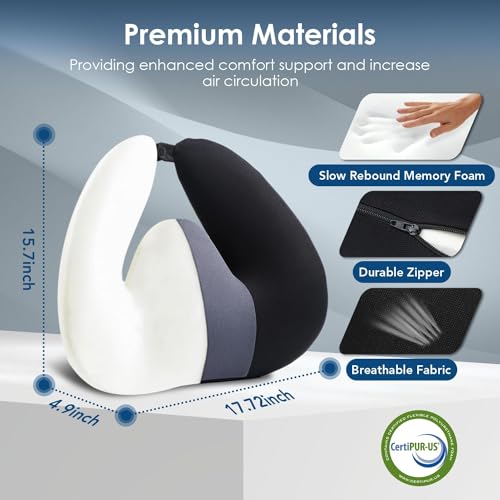Lumbar Support Pillow for Office & Car