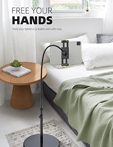 VIP Tablet Floor Stand: Adjustable Height, Stable Base