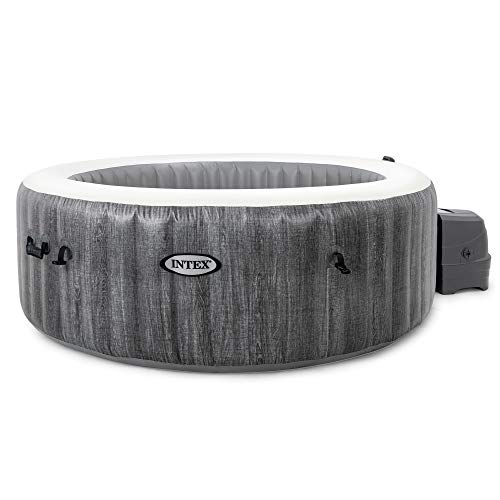 Intex PureSpa Greywood Deluxe Inflatable 6 Person Hot Tub