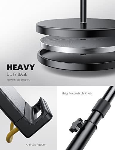 VIP Tablet Floor Stand: Adjustable Height, Stable Base