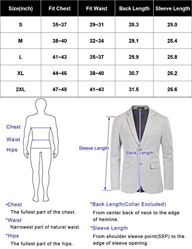 PJ PAUL JONES Men's Slim Fit Knit Blazer