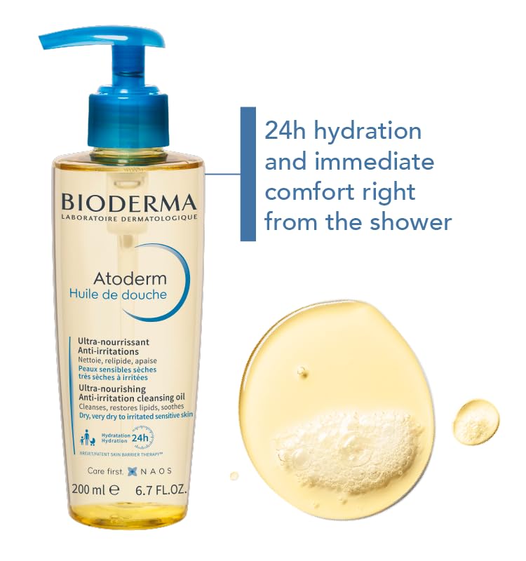 Bioderma Atoderm Shower Oil - 6.67 Fl Oz