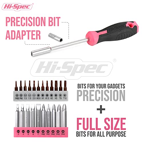 57 Piece Pink Electric Power Drill & Tool Kit
