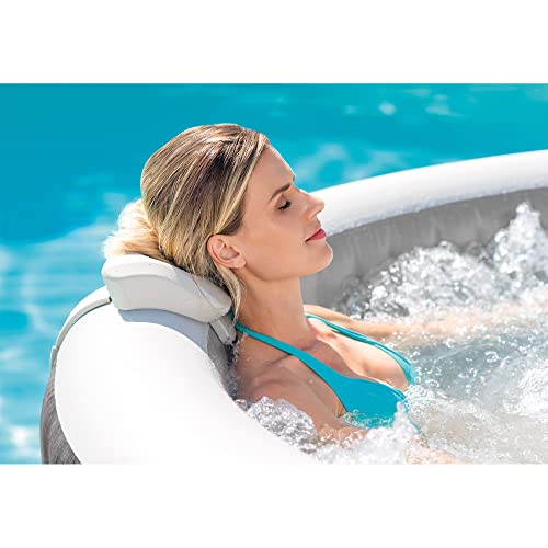 Intex PureSpa Greywood Deluxe Inflatable 6 Person Hot Tub