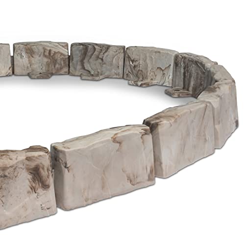 Luxury Garden Border Kit in Decorative Stone Look