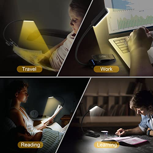 Gritin 9 LED Clip On Book Light