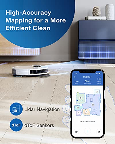 ECOVACS DEEBOT N10 Plus Robot Vacuum & Mop
