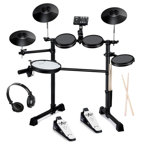 VIP Electric Drum Set Bundle with Headphones