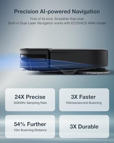 ECOVACS DEEBOT X2 Omni: Smart Vacuum & Mop