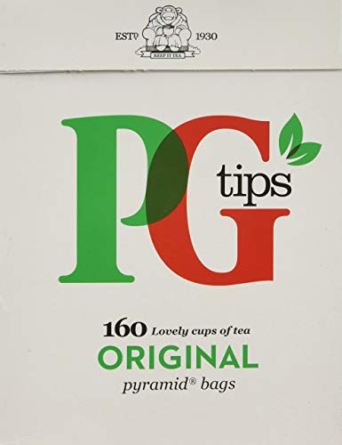PG Tips Pyramid Tea Bags - 160 Count Box