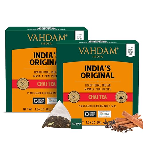 VAHDAM Masala Chai Tea Bags - Exotic Spices