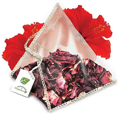 Premium Organic Hibiscus Tea Bags, 24 Count