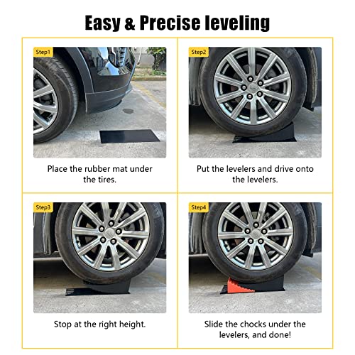 VIP Camper Level Kit with Wheel Stop & Handbag