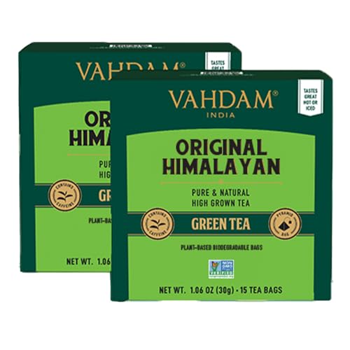 Himalayan Green Tea Bags - Non-GMO, Gluten-Free