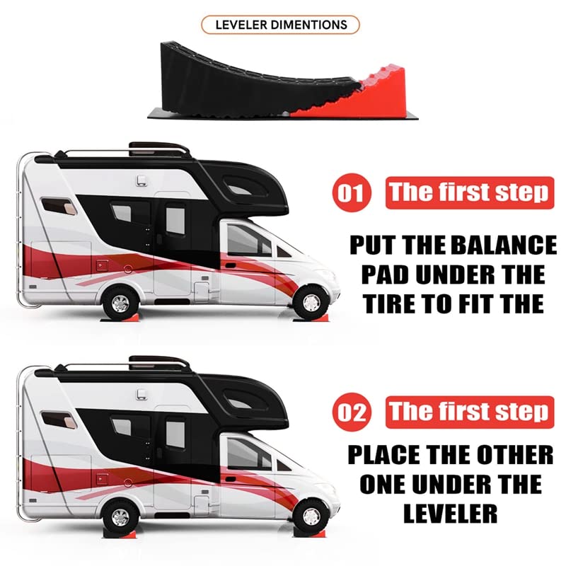 VIP Camper Level Kit with Wheel Stop & Handbag