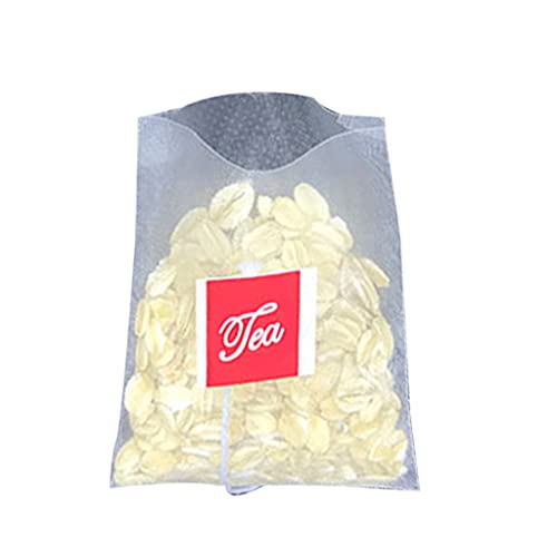 100PCS Pyramid Tea Bag Filter with Single String