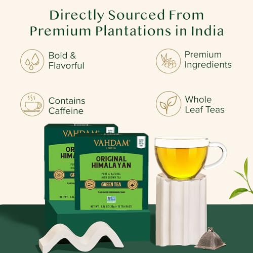 Himalayan Green Tea Bags - Non-GMO, Gluten-Free