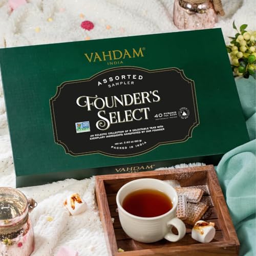 Founder's Select Assorted Tea Presentation Box - 8 Flavors