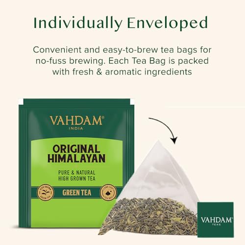 Himalayan Green Tea Bags - Non-GMO, Gluten-Free