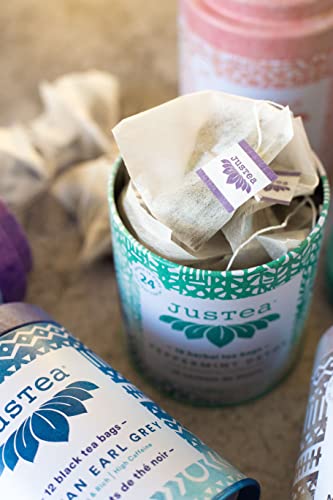 JusTea Kenyan Earl Grey Pyramid Tea Bags VIP