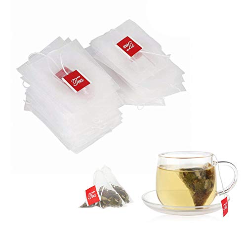 100 Disposable Tea Infuser Bags for Loose Leaf