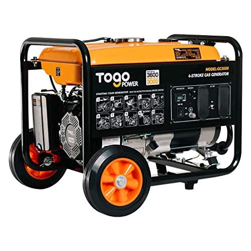 TogoPower Portable Generator: 3600 Peak Watts for VIPs