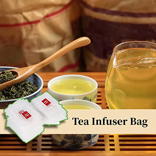 100 Disposable Tea Infuser Bags for Loose Leaf