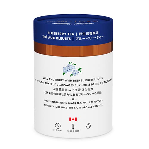 VIP Blueberry Tea in Compostable Pyramid Bags, M21